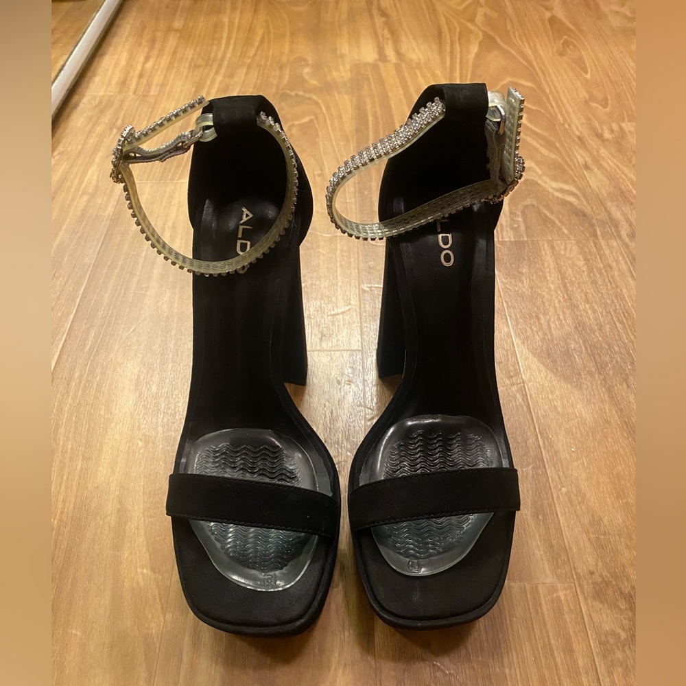 ALDO Black Women's Heeled Sandals sz 8,5 women